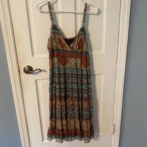 Patterned Tank Top Dress